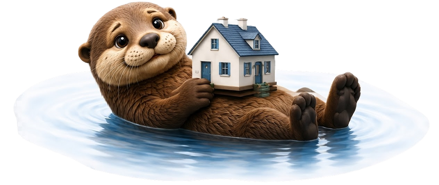 Lontra Pleno Seguros a segurar uma casa